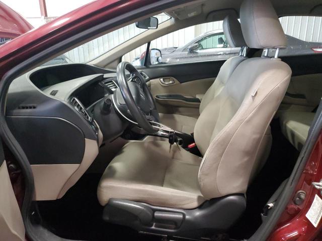 2HGFB2F57DH578568 - 2013 HONDA CIVIC LX MAROON photo 7