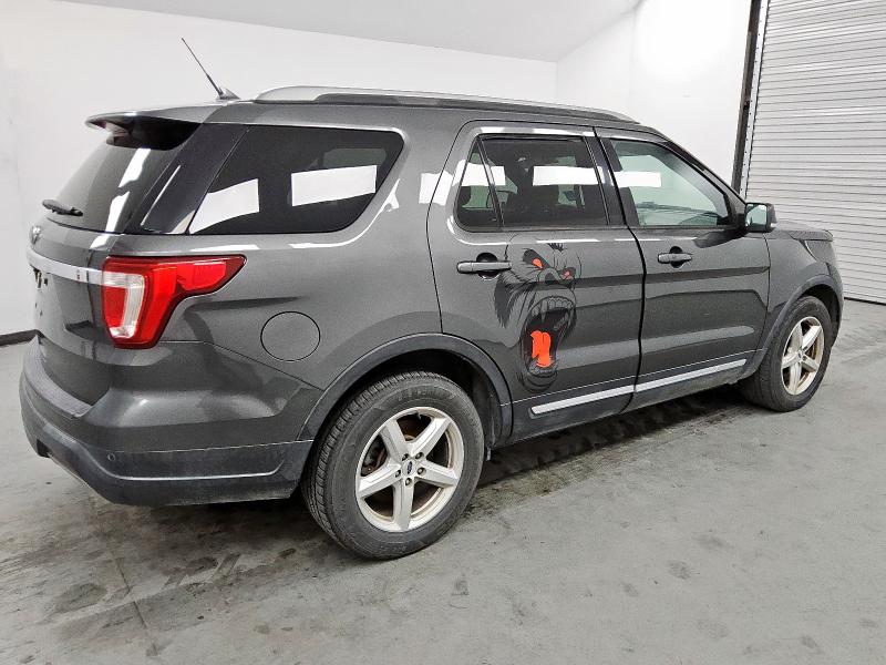 1FM5K7D8XKGB47103 - 2019 FORD EXPLORER XLT GRAY photo 3