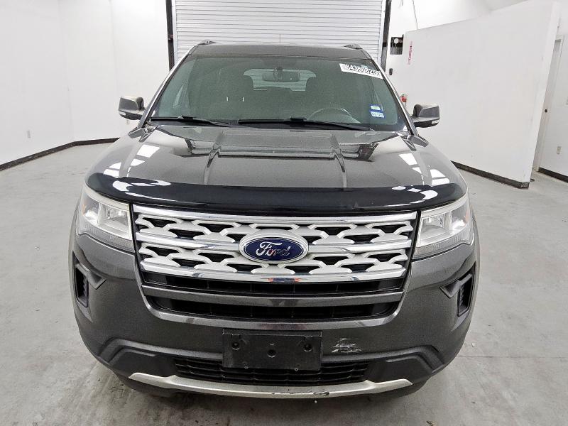 1FM5K7D8XKGB47103 - 2019 FORD EXPLORER XLT GRAY photo 5