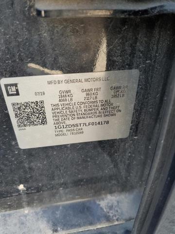 1G1ZD5ST7LF014178 - 2020 CHEVROLET MALIBU LT BLACK photo 13