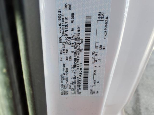 1FT7X2BA3REC96711 - 2024 FORD F250 SUPER DUTY 白色 照片 23