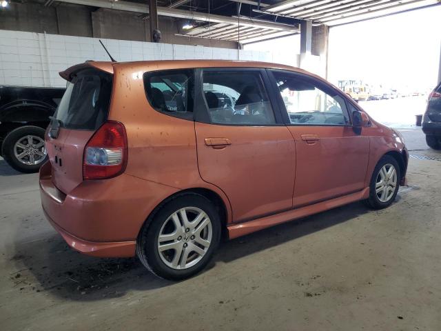 JHMGD38608S015433 - 2008 HONDA FIT SPORT 橙色 照片 3