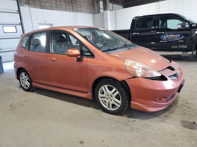 JHMGD38608S015433 - 2008 HONDA FIT SPORT 橙色 照片 4