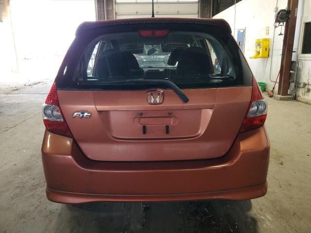 JHMGD38608S015433 - 2008 HONDA FIT SPORT 橙色 照片 6