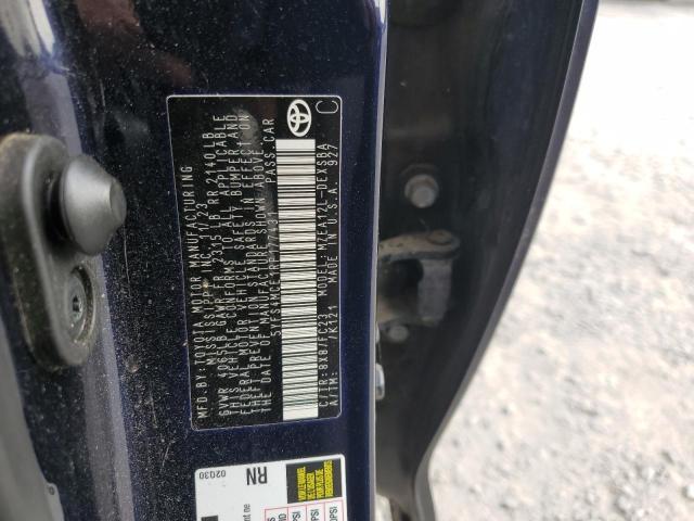 5YFS4MCE1RP177431 - 2024 TOYOTA COROLLA SE 蓝色 照片 12