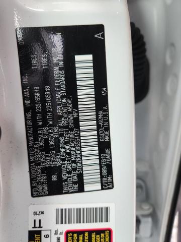 5TDHZRAH0NS554127 - 2022 TOYOTA HIGHLANDER XLE WHITE photo 13