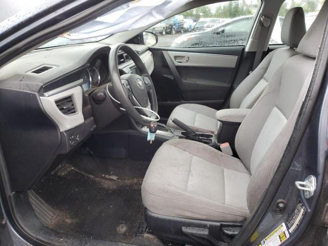 2T1BURHE6GC713311 - 2016 TOYOTA COROLLA L BLUE photo 7