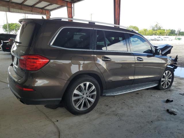 4JGDF6EE7FA496159 - 2015 MERCEDES-BENZ GL 450 4MATIC BROWN photo 3