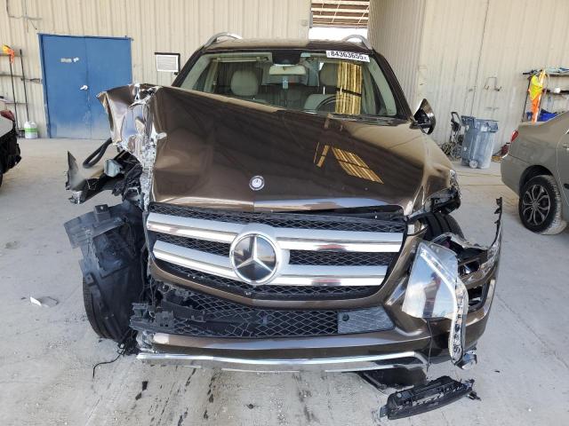 4JGDF6EE7FA496159 - 2015 MERCEDES-BENZ GL 450 4MATIC BROWN photo 5