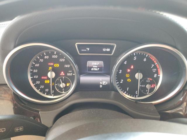 4JGDF6EE7FA496159 - 2015 MERCEDES-BENZ GL 450 4MATIC BROWN photo 9