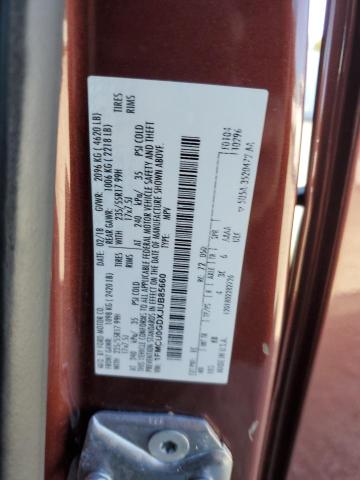 1FMCU0GDXJUB85660 - 2018 FORD ESCAPE SE BURGUNDY photo 14