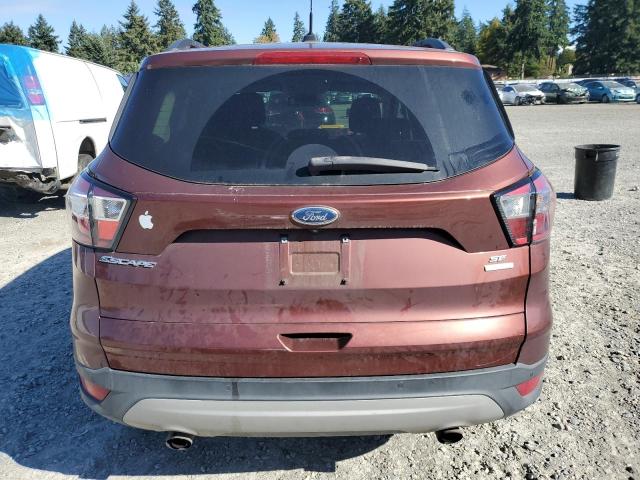 1FMCU0GDXJUB85660 - 2018 FORD ESCAPE SE BURGUNDY photo 6