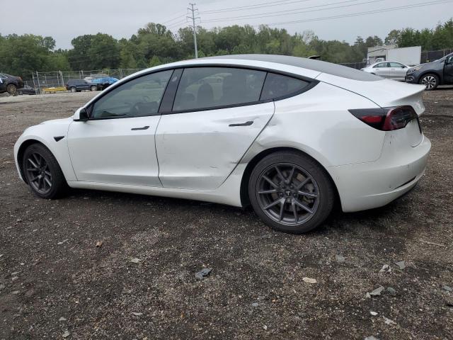 5YJ3E1EB8MF924109 - 2021 TESLA MODEL 3 WHITE photo 2