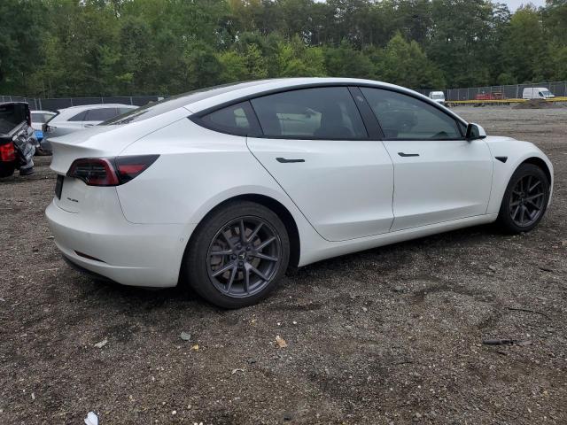 5YJ3E1EB8MF924109 - 2021 TESLA MODEL 3 WHITE photo 3