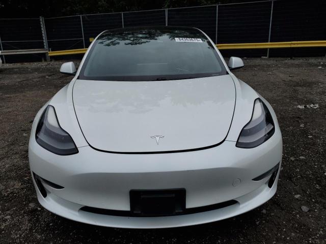 5YJ3E1EB8MF924109 - 2021 TESLA MODEL 3 WHITE photo 5