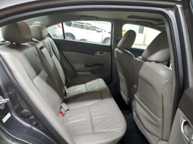 2HGFB2F99CH511391 - 2012 HONDA CIVIC EXL ნაცრისფერი ფოტო 10