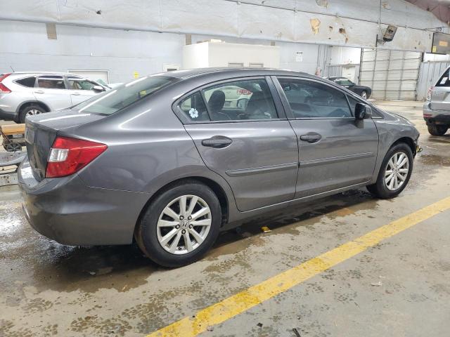 2HGFB2F99CH511391 - 2012 HONDA CIVIC EXL ნაცრისფერი ფოტო 3