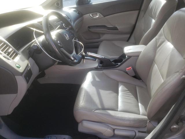 2HGFB2F99CH511391 - 2012 HONDA CIVIC EXL ნაცრისფერი ფოტო 7