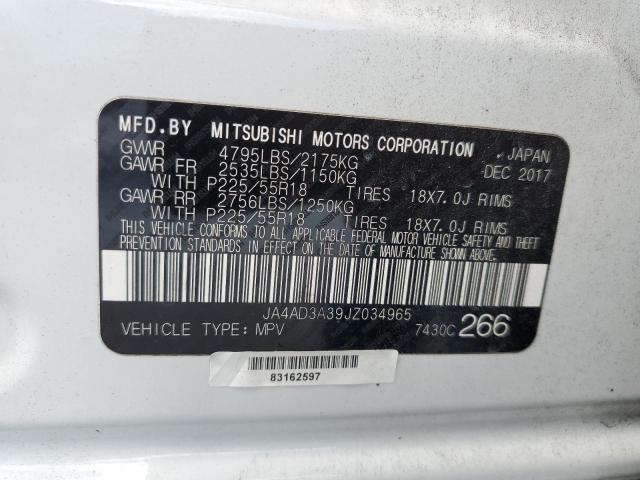 JA4AD3A39JZ034965 - 2018 MITSUBISHI OUTLANDER SE 白色 照片 13