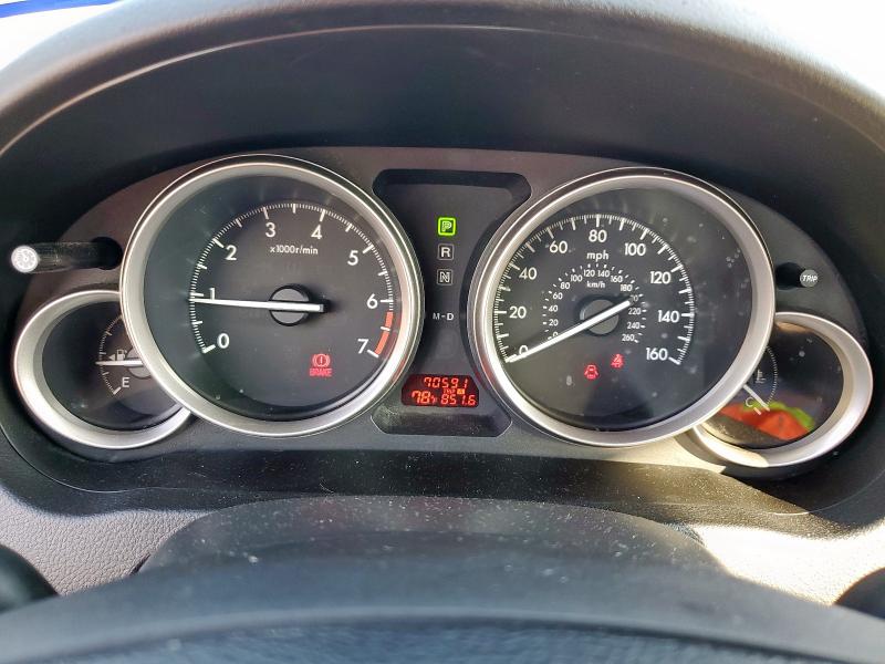 1YVHZ8BH8C5M34811 - 2012 MAZDA 6 I GRAY photo 9