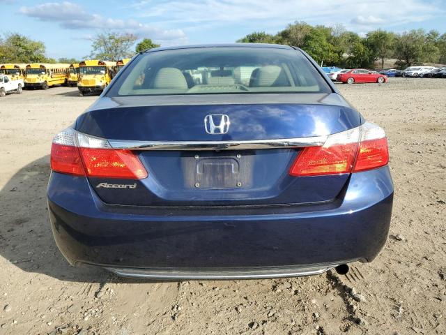 1HGCR2F73EA291129 - 2014 HONDA ACCORD EX BLUE photo 6