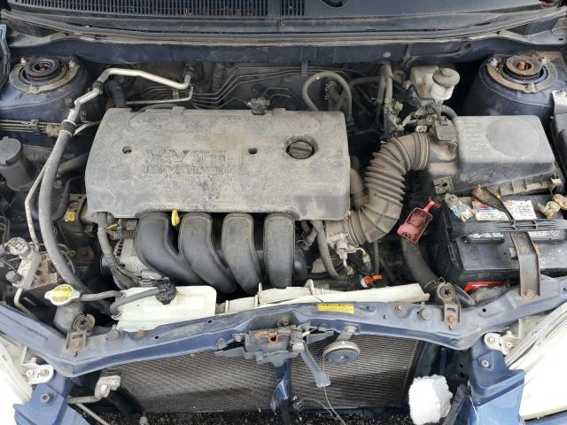 2T1KR32E35C380568 - 2005 TOYOTA COROLLA MA XR BLUE photo 11