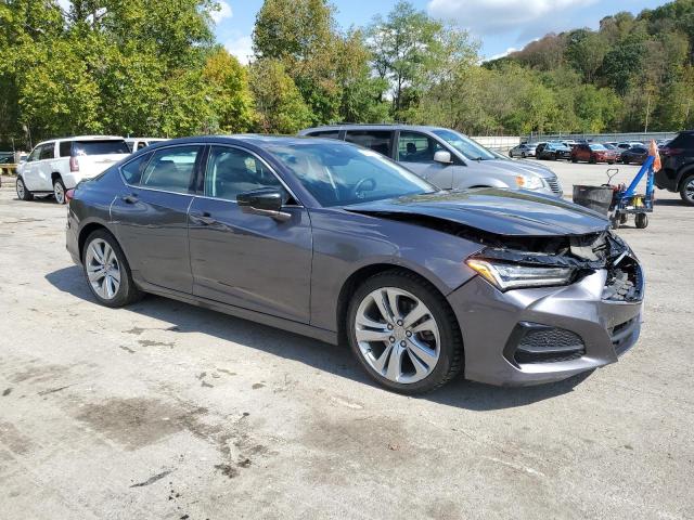 19UUB5F4XNA001842 - 2022 ACURA TLX TECHNOLOGY GRAY photo 4