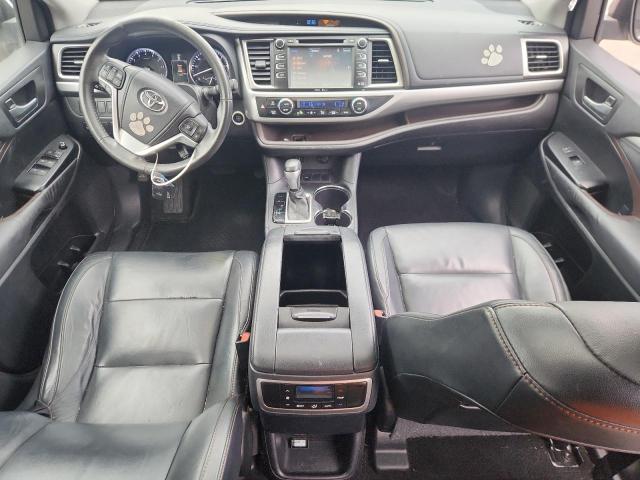 5TDKKRFHXFS050205 - 2015 TOYOTA HIGHLANDER XLE WHITE photo 8