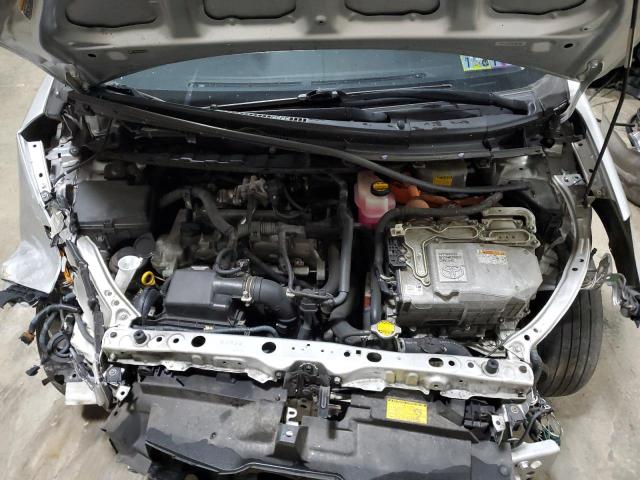 JTDKDTB34D1547598 - 2013 TOYOTA PRIUS C SILVER photo 11