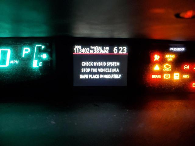 JTDKDTB34D1547598 - 2013 TOYOTA PRIUS C SILVER photo 9