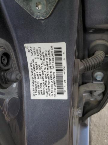 2HGFC2F68KH566223 - 2019 HONDA CIVIC LX Сұр фото 12