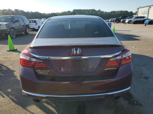 1HGCR2F50HA240092 - 2017 HONDA ACCORD SPORT Rot Foto 6