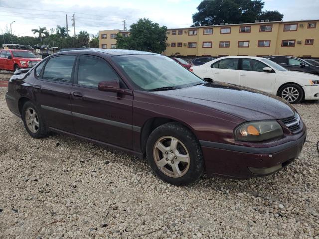 2G1WH52K539134245 - 2003 CHEVROLET IMPALA LS 勃艮第红 照片 4