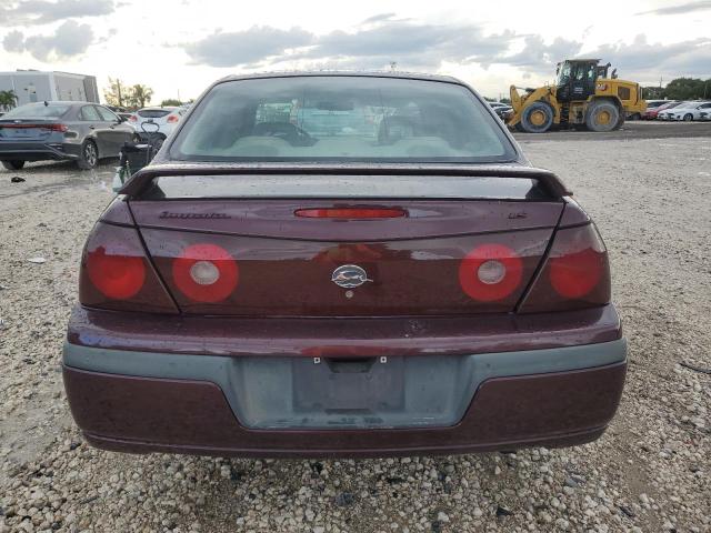 2G1WH52K539134245 - 2003 CHEVROLET IMPALA LS 勃艮第红 照片 6