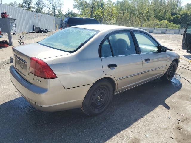 2HGES16591H549963 - 2001 HONDA CIVIC LX GOLD photo 3
