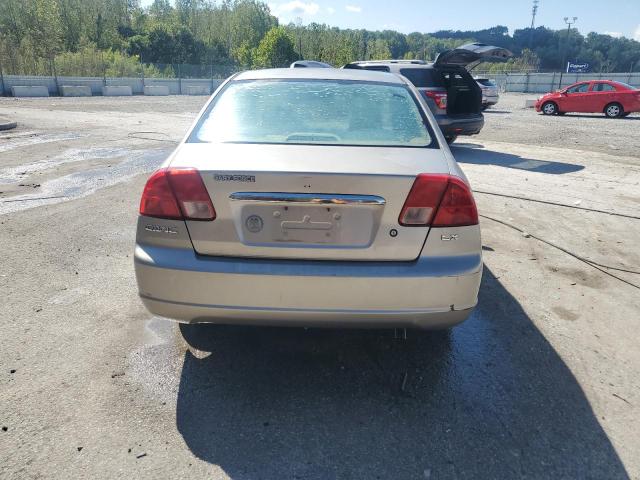 2HGES16591H549963 - 2001 HONDA CIVIC LX GOLD photo 6