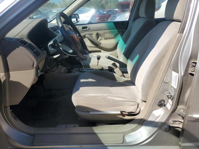 2HGES16591H549963 - 2001 HONDA CIVIC LX GOLD photo 7