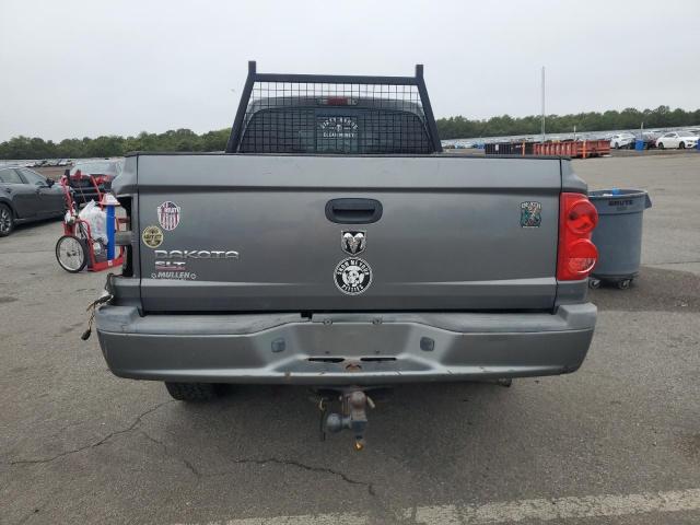 1D7HW42K35S136812 - 2005 DODGE DAKOTA SLT CHARCOAL photo 6