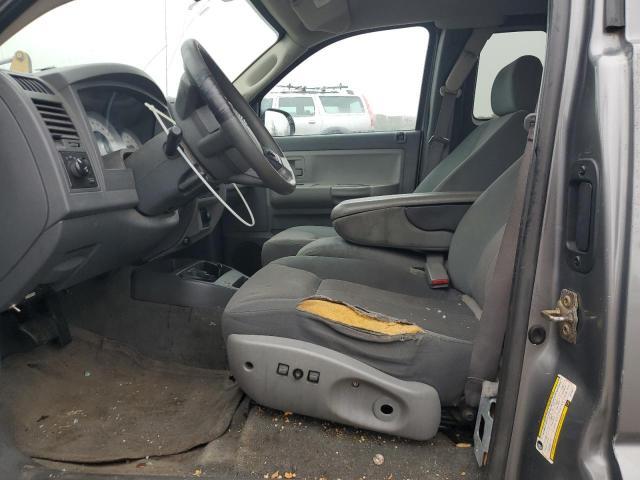 1D7HW42K35S136812 - 2005 DODGE DAKOTA SLT CHARCOAL photo 7