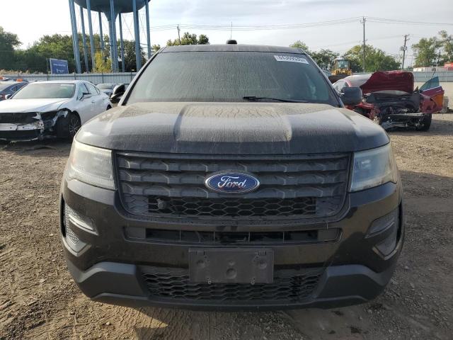 1FM5K8AR3HGB82738 - 2017 FORD EXPLORER POLICE INTERCEPTOR Schwarz Foto 5