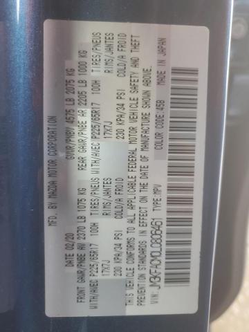 JM3KFACM0L0806461 - 2020 MAZDA CX-5 TOURING BLUE photo 13