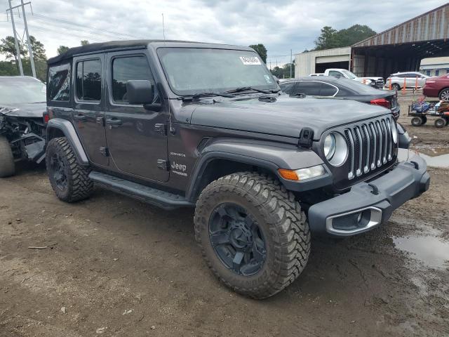 1C4HJXEN6JW331306 - 2018 JEEP WRANGLER U SAHARA Մոխրագույն լուսանկար 4