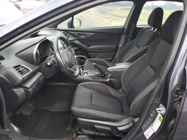 4S3GTAK67H3722881 - 2017 SUBARU IMPREZA SPORT GRAY photo 7