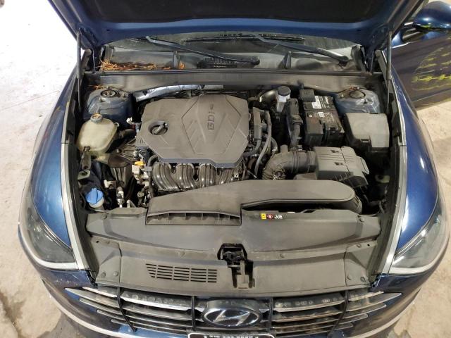 5NPEG4JA1MH067795 - 2021 HYUNDAI SONATA SE BLUE photo 11