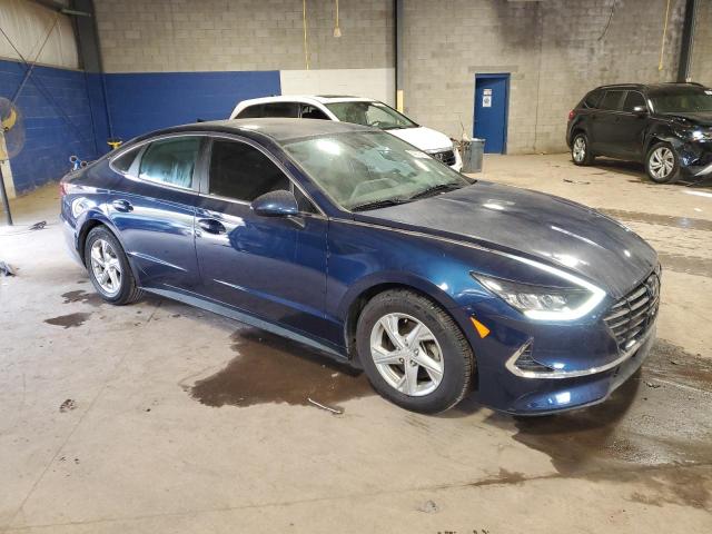 5NPEG4JA1MH067795 - 2021 HYUNDAI SONATA SE BLUE photo 4