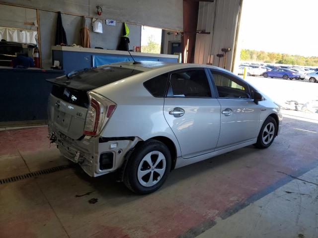 JTDKN3DU4D1693213 - 2013 TOYOTA PRIUS SILVER photo 3