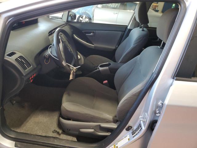 JTDKN3DU4D1693213 - 2013 TOYOTA PRIUS SILVER photo 7