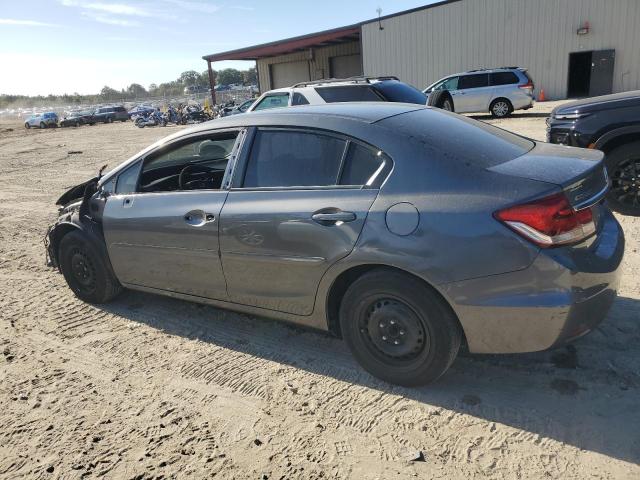 19XFB2F5XDE211075 - 2013 HONDA CIVIC LX GRAY photo 2