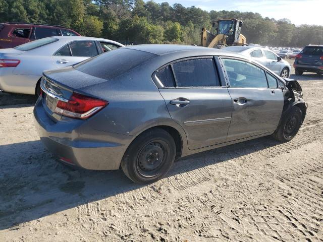 19XFB2F5XDE211075 - 2013 HONDA CIVIC LX GRAY photo 3