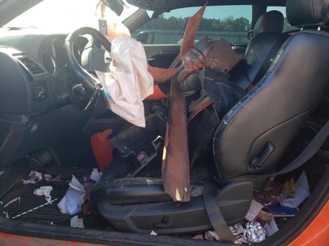 2B3LJ74W08H301698 - 2008 DODGE CHALLENGER SRT-8 ORANGE photo 7